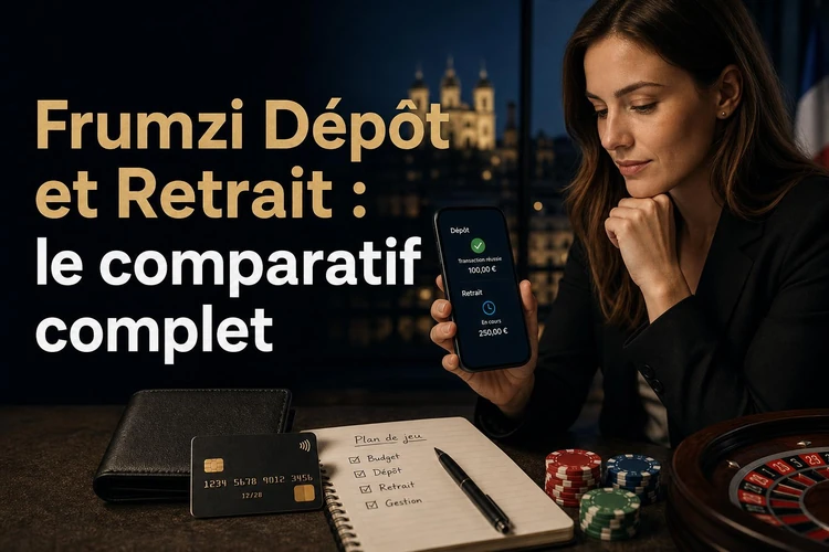 Frumzi Dépôt et Retrait: le comparatif complet